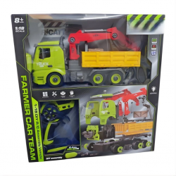 Mey İthalat® Işıklı Uzaktan Kumandalı Sök Tak Vinçli Kamyon