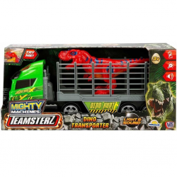 Mey İthalat® Işıklı ve Sesli Dinozor Taşıyıcı Kamyon