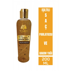 Mey İthalat® Işıltılı Saç Parlatıcısı Ve Bakım Yağı 200 ml