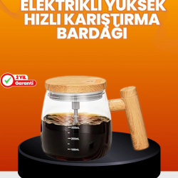 Mey İthalat® Isıtıcılı Manyetik Karıştırıcı Kupa – 400 ml, C Tipi Şarjlı, Akıllı Tasarım
