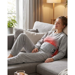 Mey İthalat® Isıtmalı Titreşimli Bel Masaj Kemeri 3 Kademeli Sıcaklık Ayarlı Kablosuz Tasarım