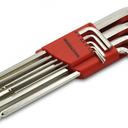 Mey İthalat® İzeltaş Yuvarlak Allen Anahtar Takımı Uzun Boy 9 Parça