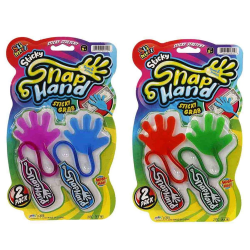 Mey İthalat® Snap Hand Jaru 2'li Eğlenceli Yapışkan El 1 paket