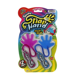 Mey İthalat® Snap Hand Jaru 2'li Eğlenceli Yapışkan El 1 paket