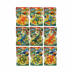 Mey İthalat® Jaru Planet Earth Esnek Hayvanlar Kurbağa -Yılan-Kertenkele 1 adet