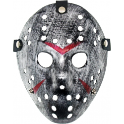 Mey İthalat®    Jason Maskesi Hannibal Maskesi Metal Gümüş Renk 20x25 cm