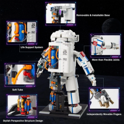 Mey İthalat® JK9106 Astronot Blok Seti -Vagon life