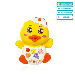 Mey İthalat® JLG-855-144A IŞIKLI VE MÜZİKLİ ÖRDEK BEBEK -VRD