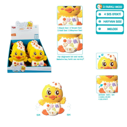 Mey İthalat® JLG-855-144A IŞIKLI VE MÜZİKLİ ÖRDEK BEBEK -VRD