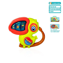 Mey İthalat® JLG-855-169A IŞIKLI VE MÜZİKLİ KUŞ BEBEK -VRD