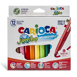 Mey İthalat®  Jumbo Süper Yıkanabilir Keçeli Boya Kalemi 12’li