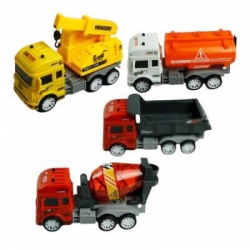 Mey İthalat® JW567-006 SÜRTMELİ 6 ASORTİ 1:32 KAMYON İŞ -VRD