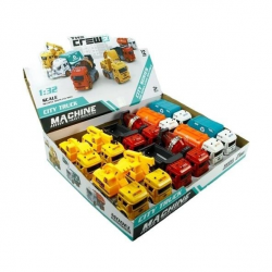 Mey İthalat® JW567-006 SÜRTMELİ 6 ASORTİ 1:32 KAMYON İŞ -VRD