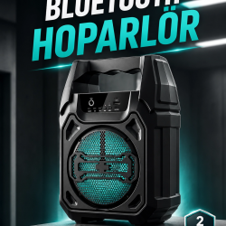 Mey İthalat® Kablosuz 6.5 İnç TWS Bluetooth Hoparlör