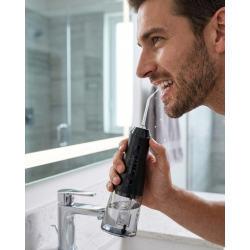 Mey İthalat® Kablosuz Ağız Duşu 4 Mod 5 Başlık IPX7 Su Geçirmez Derin Temizlik