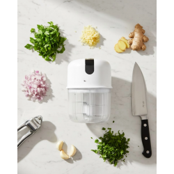 Mey İthalat® Kablosuz Elektrikli Sarımsak Ezici Paslanmaz Bıçak