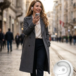 Mey İthalat® Kablosuz Kulaklık Bluetooth 5.4 Uzun Pil Ömrü ve Dokunmatik Kontrol Özellikli