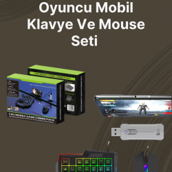 Mey İthalat® Kablosuz Mobil Oyun Kiti – 5 Parça Tam Set