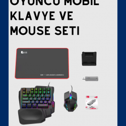 Mey İthalat® Kablosuz Mobil Oyun Kiti – 5 Parça Tam Set
