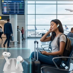 Mey İthalat® Kablosuz Oyuncu Kulaklığı Düşük Gecikmeli  iPhone 14 iPhone 15 Samsung S22 Xiaomi Redmi Note 13 Uyumlu