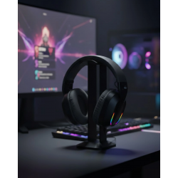 Mey İthalat® Kablosuz Oyuncu Kulaklığı RGB Aydınlatmalı Bluetooth Mikrofonlu Gaming Headset