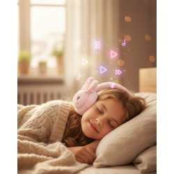 Mey İthalat® Kablosuz Peluş Bluetooth Kulaklık 40mm Hoparlör ve Mikrofonlu