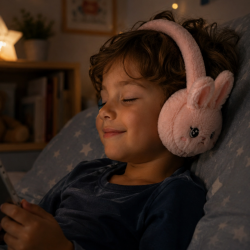 Mey İthalat® Kablosuz Peluş Bluetooth Kulaklık Mikrofonlu TF Kart Destekli Tasarım