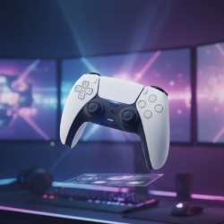 Mey İthalat® Kablosuz PS5 Oyun Kumandası Hızlı Tepki ve Ergonomik Tutuş