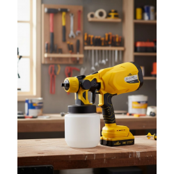 Mey İthalat® Kablosuz Püskürtme Tabanca Yüksek Performanslı Ev ve Atölye Kullanımı