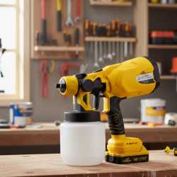 Mey İthalat® Kablosuz Püskürtme Tabanca Yüksek Performanslı Ev ve Atölye Kullanımı