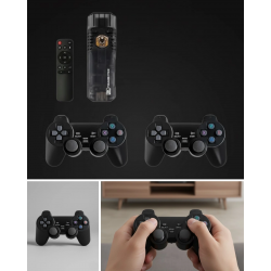 Mey İthalat® Kablosuz Retro Video Oyun Konsolu HDMI Bağlantılı 8K HDR Destekli