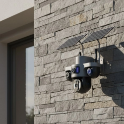 Mey İthalat® Kablosuz Solar IP Güvenlik Kamerası 12000mAh Bataryalı ve Hareket Algılamalı