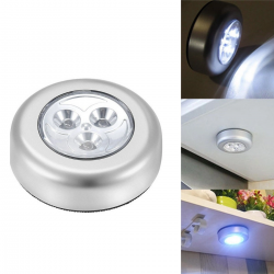 Mey İthalat®  Kablosuz Spot Pilli Dokunmatik Led a 3 Ledli Dolap ası