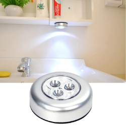 Mey İthalat®  Kablosuz Spot Pilli Dokunmatik Led a 3 Ledli Dolap ası