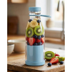 Mey İthalat® Kablosuz Taşınabilir Blender 380 ml Smoothie Milkshake Meyve Karıştırıcı