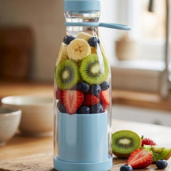 Mey İthalat® Kablosuz Taşınabilir Blender 380 ml Smoothie Milkshake Meyve Karıştırıcı
