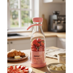 Mey İthalat® Kablosuz Taşınabilir Blender Smoothie Milkshake Hazırlama Tek Tuş Kullanım