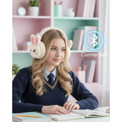 Mey İthalat® Kablosuz Tavşan Tasarımlı Bluetooth Kulaklık TF Kart Destekli
