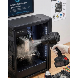 Mey İthalat® Kablosuz Yaprak Üfleyici Bahçe ve Araç Temizleme Hava Üfleme Makinesi