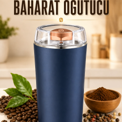 Mey İthalat® Kahve Ve Baharat Öğütücü Paslanmaz Çelik Dayanıklı Kolay Kullanım
