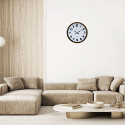 Mey İthalat® Kahverengi 36 Cm Standart Duvar Saati