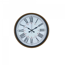 Mey İthalat® Kahverengi 36 Cm Standart Duvar Saati