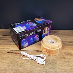 Mey İthalat® Kalpli Usb'li Dönen Cam Küre