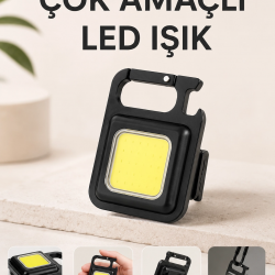 Mey İthalat® Kamp Işığı Çok Fonksiyonlu Taşınabilir Anahtarlık Kapak Açma Manyetik Özelliği