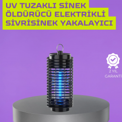 Mey İthalat® Kapalı ve Açık Alanlarda Etkili Elektrikli Sivrisinek Katili – UV Işıklı Tuzak