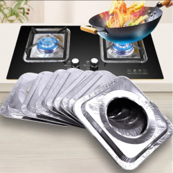 Mey İthalat® Kare Ocak Üstü Yağ Koruyucu Alüminyum Levha 23*23 cm 10 Adet