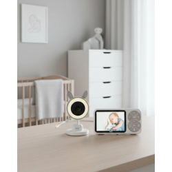 Mey İthalat® Karşılıklı Sesli Bebek Kamerası 4x Zoom Sıcaklık Sensörlü