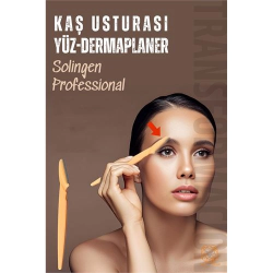Mey İthalat® Kaş Şekillendirici Kaş Dermaplaner Yüz Usturası Solingen Professional 721180
