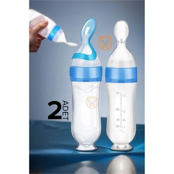 Mey İthalat® Kaşıklı Mama Silikon Biberon 2 ADET 719715
