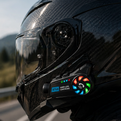 Mey İthalat® Kask Kamerası Bluetooth Bağlantılı 1080P Kayıt ve Akıllı Kontrol Sistemi